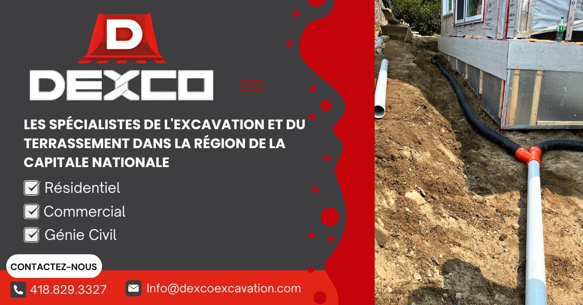 Bannière Dexco Excavation