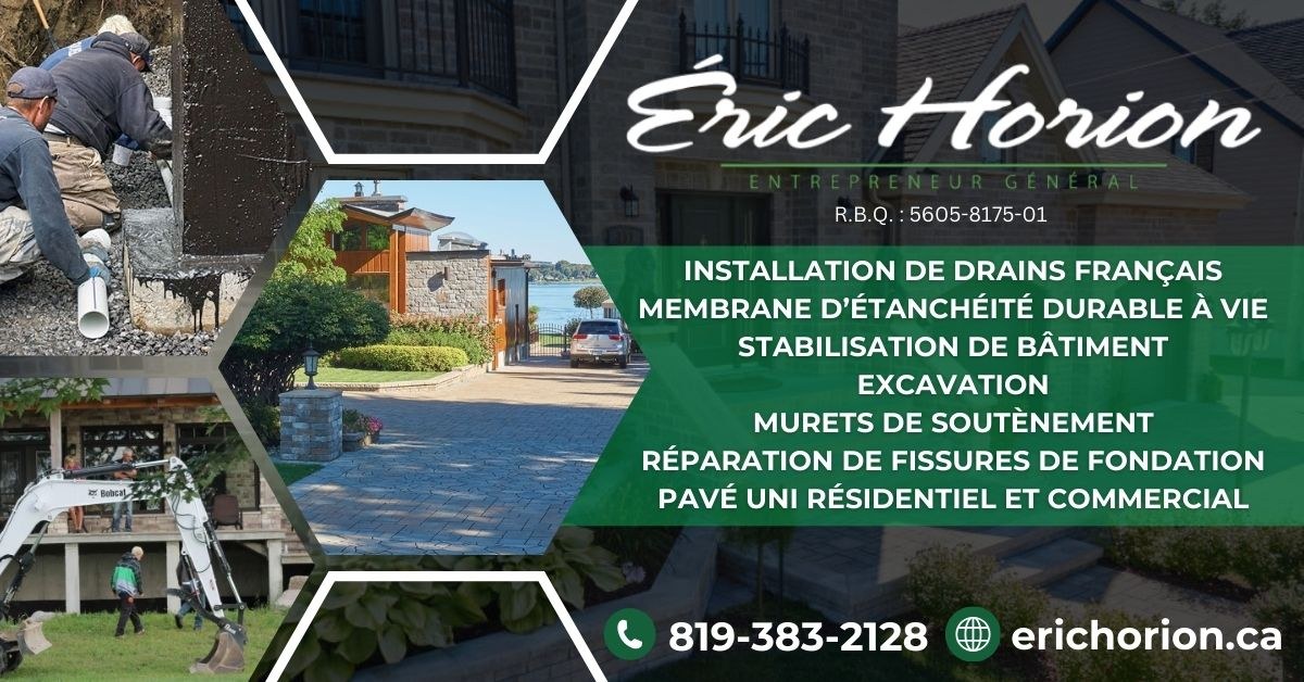 Bannière Les Entreprises Éric Horion